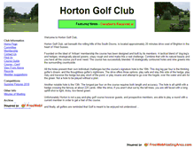 Tablet Screenshot of hortongolfclub.com